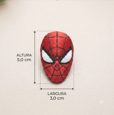 Kit Apliques Homem-Aranha